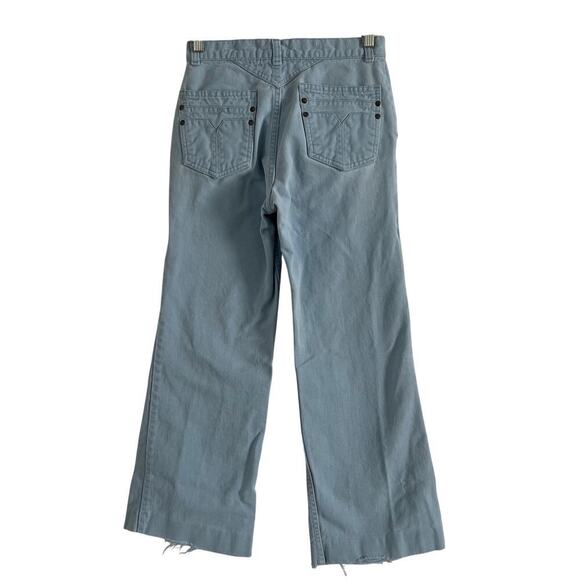 Levi’s Vintage 70’s Flared Bell Bottom Light Blue Jeans- Size 30/32 - Picture 2 of 12